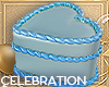🎉 Blue Heart Cake