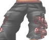 red skull pants