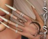 Cute Nails - White Tats
