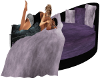 Purple Oval Chaise