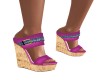 Copy Cats pink wedge