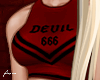 f. devil 666 cheer top