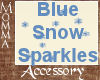 Momma Sparkles Snow Blue