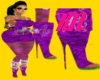 purple XBM fit w/tights