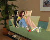 Animated reading sofa