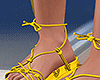 Glam Yellow Sandals