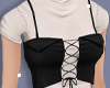 corset and shirt