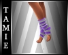 Purple/Grey socks