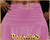 P9)"FLO" Pink net Skirt