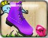 MORF Shiny Purple Boots