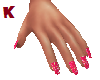 Nails Pink Sparkle