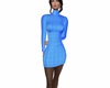 Blue Wool Dress