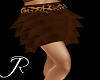Brown Leo Ruffle Skirt