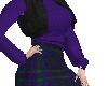 A~ Purple Skirt/Sweater