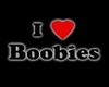 I<3Boobies Sticker Red