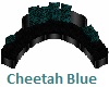 Blue Cheetah  Couch