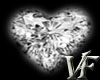 [V]Diamond Heart Sticker