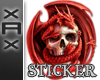 !DragonSkull Sticker