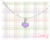 Kid 💜Heart Necklace