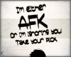 ⚜ AFK Sign