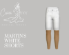 Martin's White Shorts