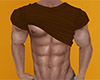 Brown Rolled Shirt 2 (M)