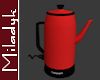 MLK Red E Coffee Pot
