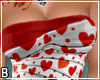 Red Heart banner Dress
