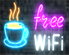Cafe- coffee+ Wifi sign