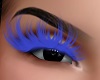 Long lashes blue