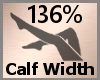 Thick Calf Scale 136% FA
