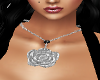 ~Silver Rose Necklace~