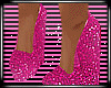 <P>Pink Glitter Wedges