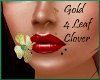 Gold Glitter Clover