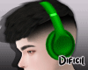 | Headphones Green