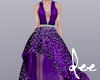 !D Purple Diamond Gown