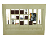 limed wood wall unit