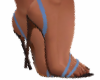 Ice Blue Strappy Heels