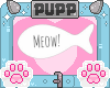 🐾 Meow Fish Head Sign