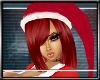 $TM$santa hair&hat red
