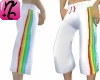 White Rainbow Pants