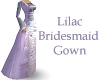 Lilac Bridesmaid Gown