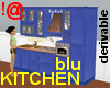 !@ Blue kitchen
