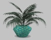 Potted Tropical - Teal