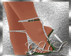 Silver Green Heels