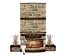 *Calli* Stone Fireplace