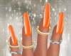 Orange - Nails