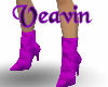 Purple Ankle Boots