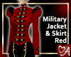 Military w/Skirt Red