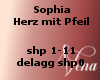 Sophia-Herz mit Pfeil